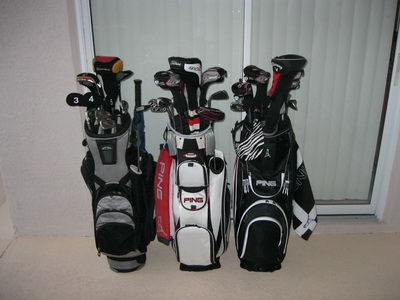 Golfsettin tilb�in til notkunar