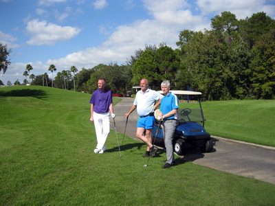 �rni og Bjarni me� skoskum f�laga