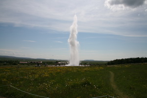 Strokkur sv�kur aldrei