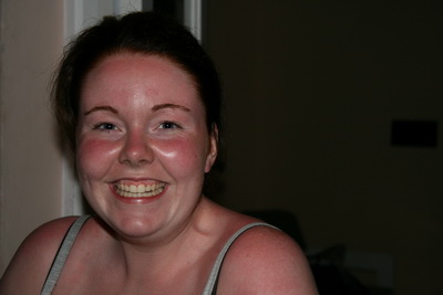 Brosa� me� �llu andlitinu