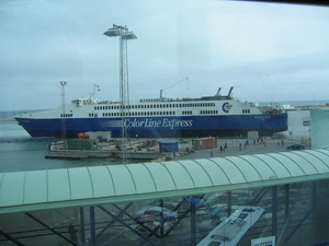 Silvia Ana a� leggjast a� bryggju � Hirtshals