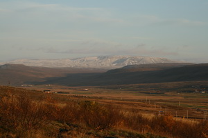 Horft fram Reykholtsdalinn