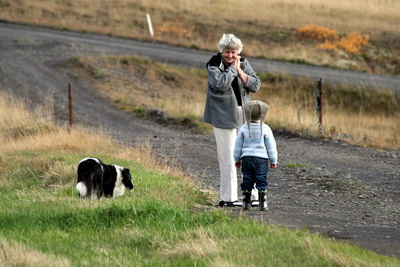 � g�ngut�r me� Kollu lang�mmu og Flippu