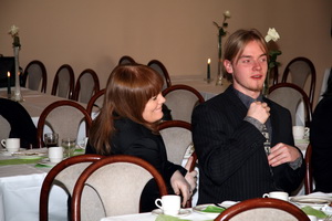 Me� �g�stu �lad�ttur � fermingarveislu �rnu Hrannar