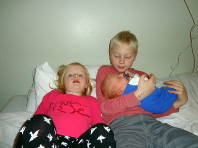 Fallegur systkinah�pur