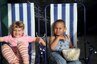 I�unn Embla og R�kkvi Rafn � g��u yfirl�ti