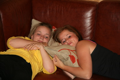 Frekar afslappa�ar vinkonur