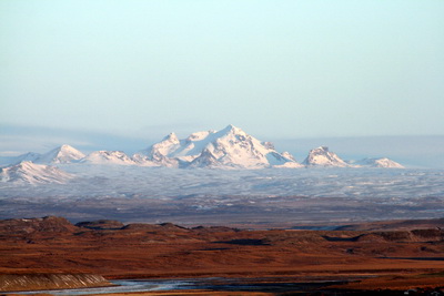 Horft til fjalla fr� Fl��um