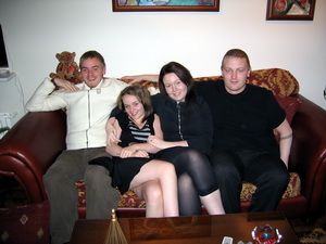 Systkinin saman � j�ladag 2006