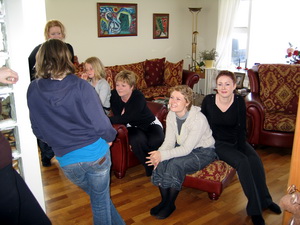 Sif, Alva, Ingibj�rg, Birna og Sj�bba, l�ka Arna Hr�nn