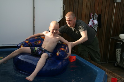 Fr�ndurnir Einar �li og �sgeir Vi�ar