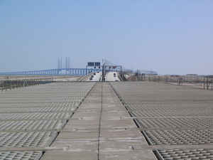 Horft fr� Danm�rku til Eyrarsunds