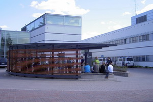 G�� a�sta�a fyrir reykingaf�lk vi� finnska l�greglusk�lann